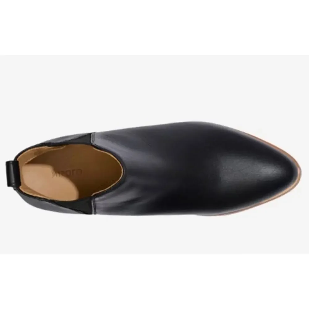 New!  NISOLO Wm's Sz 7 Eva Everyday Chelsea Boot Black $228